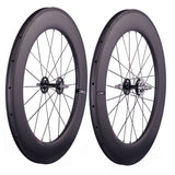 CSC 38mm 50mm 60mm 88mm Tubeless Carbon Track Bike Laufräder Flip Flop Laufradsatz 25mm Felgenbreite V-Brake in Korea