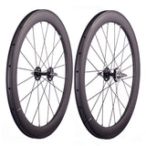 CSC 38mm 50mm 60mm 88mm Tubeless Carbon Track Bike Laufräder Flip Flop Laufradsatz 25mm Felgenbreite V-Brake in Korea