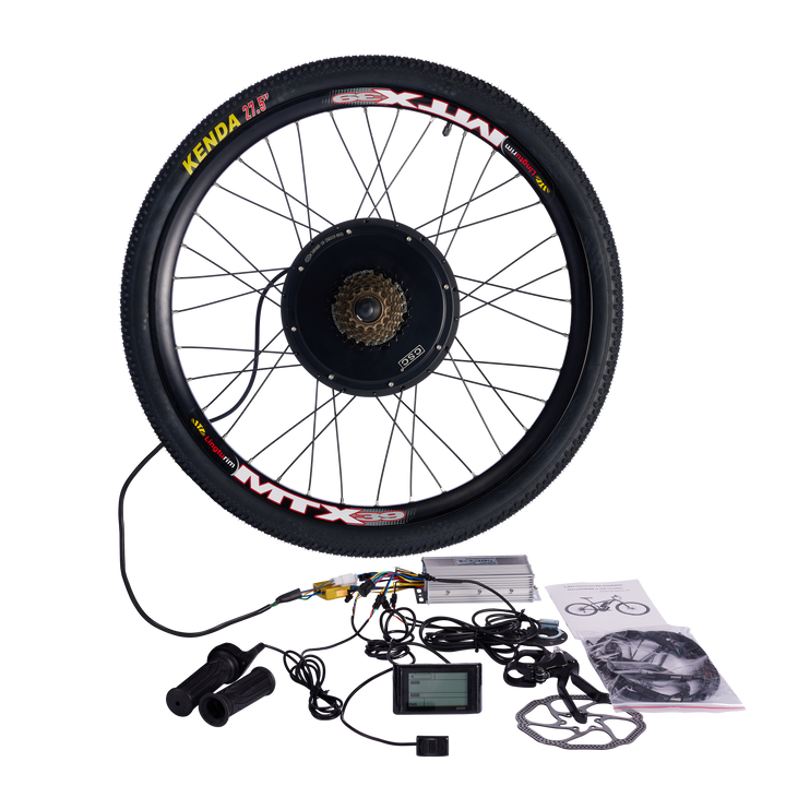 MTX RIM Electric Bike Conversion Kit 20 24 26 27.5 29 Inch 700C eBIKE Conversion Kit 36V 48V Front Rear Bicycle Hub Motor Wheel