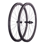 1280g EU Stock Disc Brake Carbon Wheelset - 54T Ratchet, Tubeless, Center Lock