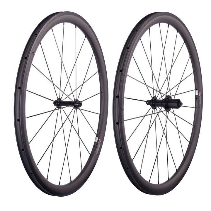 CSC R13 hub Carbon Fiber bike wheelset 25mm Width U Shape 38mm,50mm Clincher Tubeless carbon road bicycle wheels V brake