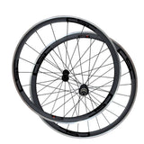 Free Shipping 23mm Width 38mm Clincher Carbon Bicycle Road Wheels Aluminium Braking Surface Powerway R13 hub