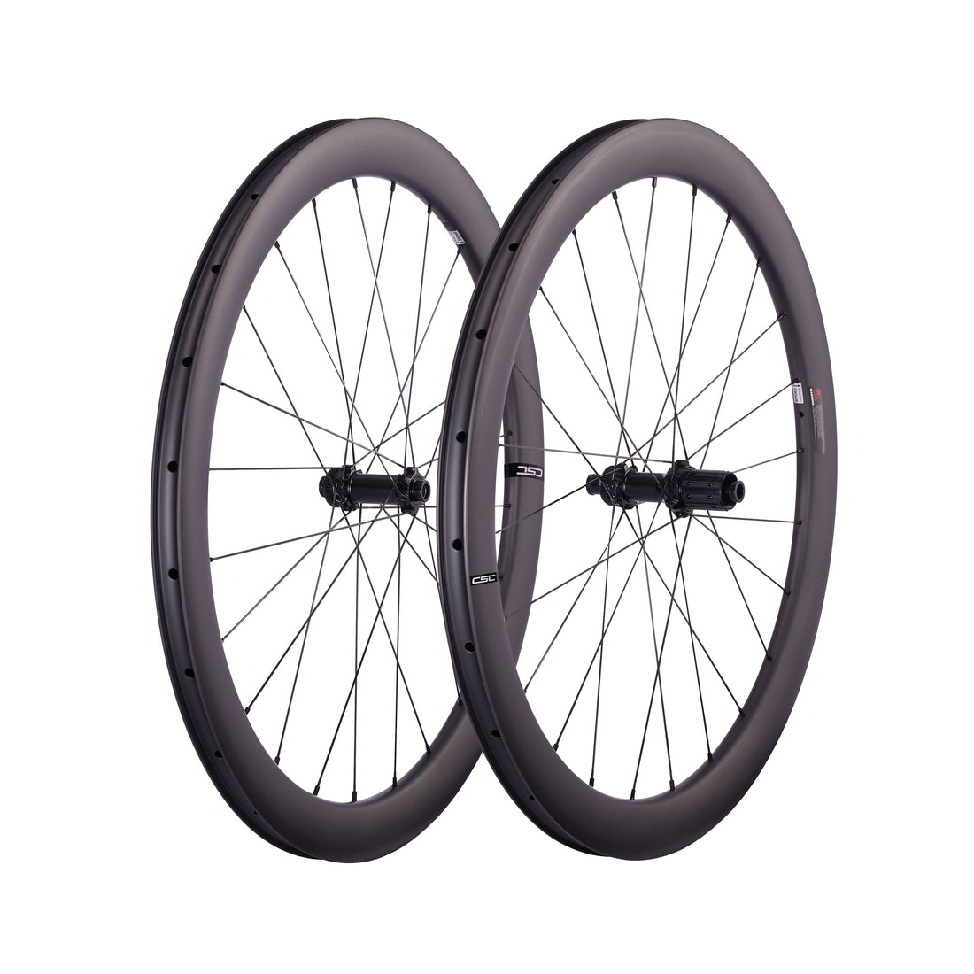 1280g EU Stock Disc Brake Carbon Wheelset - 54T Ratchet, Tubeless, Center Lock