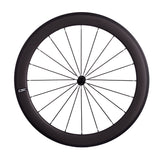 Europe inventory Hooked CSC R13 hub Carbon Fiber bike wheelset 25mm Width U Shape 38mm,50mm 60mm Clincher Tubeless carbon road bicycle wheels V brake