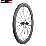 EU Stock | 1150g Carbon Spokes 30mm width 35/40/50mm Tubeless Carbon Wheelset 54T Ratchet Hub For 700C Gravel Bikes