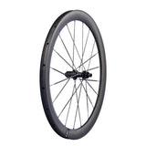 UD (unpaint) 1150g 35mm/40mm/50mm Hooked Tubeless Carbon Wheelset (with Carbon Spokes) — Equipped with 54T Ratchet System and Ceramic Bearings. Suitable for 700C Gravel and Road Bikes.