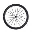 DLR 4.0 carbon spokes 1150g 35mm 40mm 50mm Hooked Tubeless Carbon Hooked Wheelset with Carbon Spokes 54T Ratchet Hub & Ceramic Bearings for 700C Gravel Bikes Paintless Carbon finish