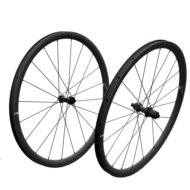 3K Brake Surface CSC Clincher Tubeless Carbon Fiber Road bike wheels 4 Pawls V Brake Hub 38mm 45mm 50mm 55mm 60mm Bicycle wheelset 28mm rim Width